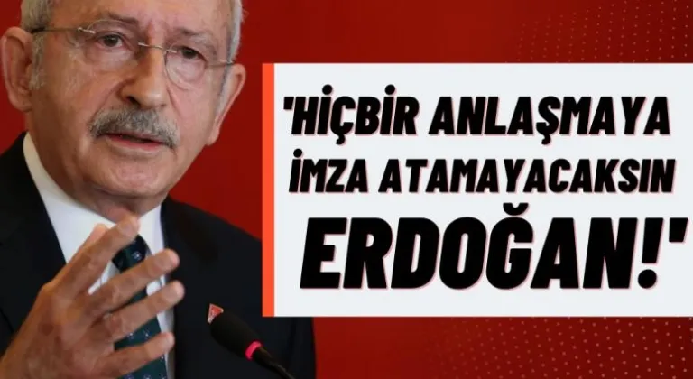 Kılıçdaroğlu'ndan Erdoğan'a sığınmacı tepkisi: İmza atamayacaksın Erdoğan!