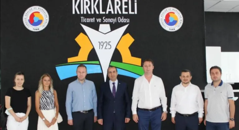 Kırklareli Ticaret ve Sanayi Odası, Yeşilay Kırklareli Şubesi Yönetimi’ni ağırladı