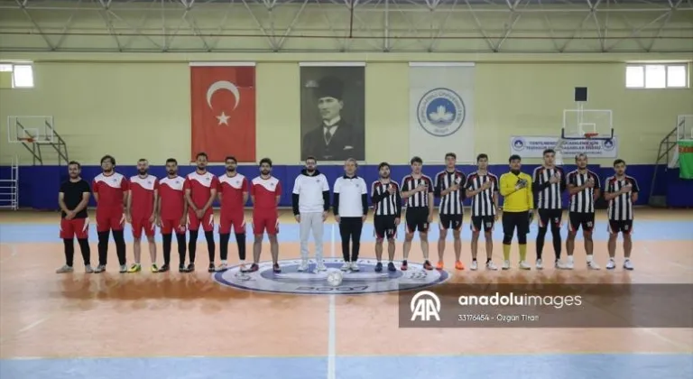 Kırklareli Üniversitesi'nde uluslararası öğrenciler arasında Futsal Dünya Kupası etkinliği başladı