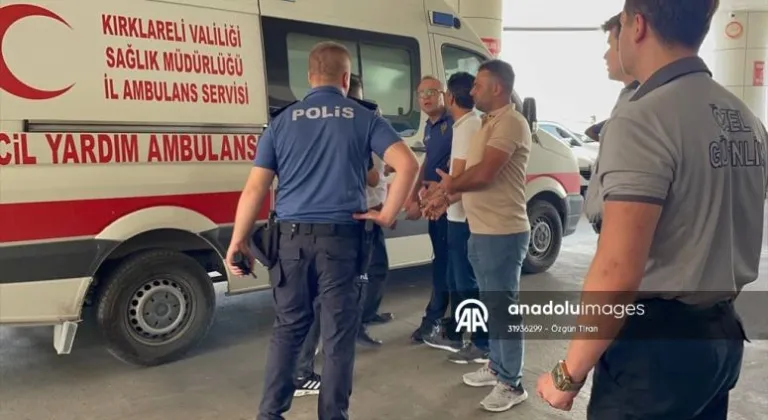 Kırklareli'nde hastanede çıkan kavgada biri polis iki kişi yaralandı