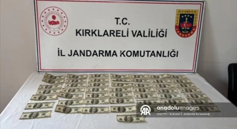 Kırklareli'nde sahte 5 bin dolar ele geçirildi