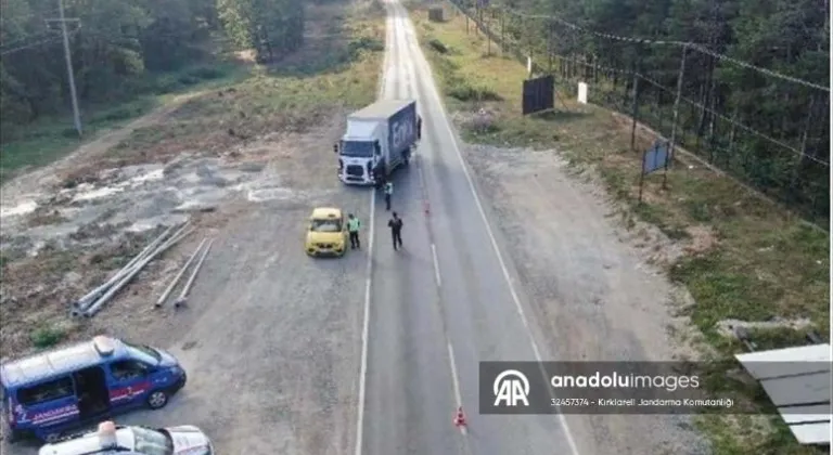 Kırklareli'nde trafik denetimleri sürüyor