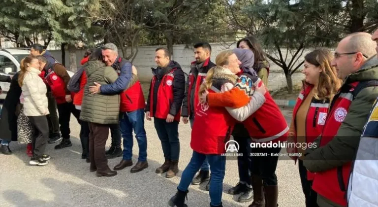 Kırklareli'nden psikososyal destek ekibi deprem bölgelerine gönderildi