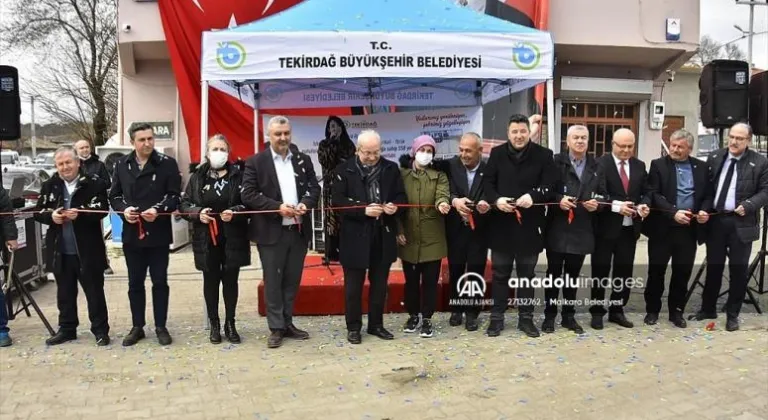 Malkara'da 5 mahalleyi birbirine bağlayan yol törenle açıldı