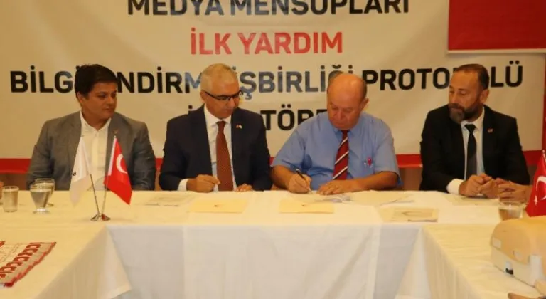 “Medya Mensupları İlk Yardım Bilgilendirme İşbirliği Protokolü” Adana’da imzalandı 