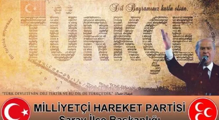 MHP Saray Sevdamız Türkiye Dilimiz Türkçe