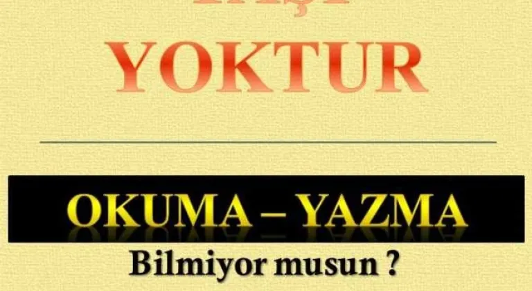 Okuma Yazma Seferberliği Başlıyor 