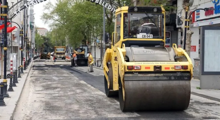 OMURTAK CADDESİ KISA SÜRE İÇİNDE YENİDEN TRAFİĞE AÇILACAK