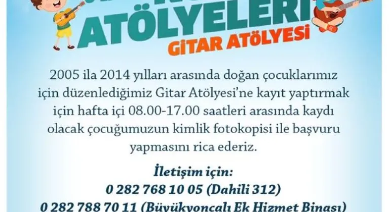 Saray Belediyesi Kültür Atölyeleri kayıtları başladı