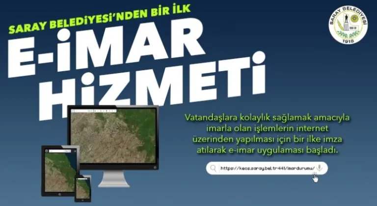 SARAY BELEDİYESİ’NDE E- İMAR DÖNEMİ BAŞLADI