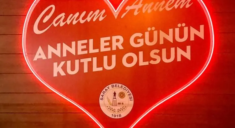 Saray Belediyesi’nden Anneler Günü sürprizi