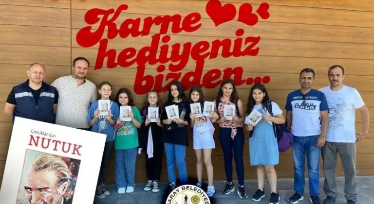 Saray Belediyesi’nden karne hediyesi Nutuk