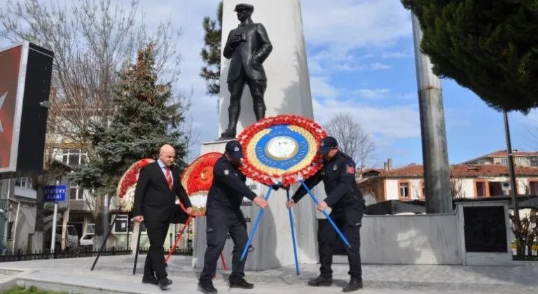 SARAY’DA 18 MART ŞEHİTLERİ ANILDI