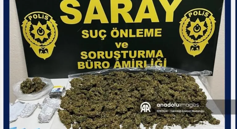 Saray'da 730 gram skunk ele geçirildi