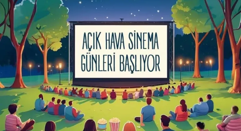 Saray’da açık havada sinema keyfi başlıyor