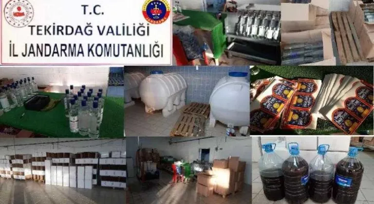 Saray’da Kaçak İçki Operasyonu; Bir Gözaltı