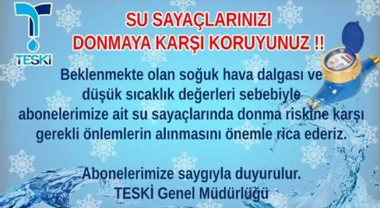 Sayaçlarınızı Donmaya Karşı Koruyun