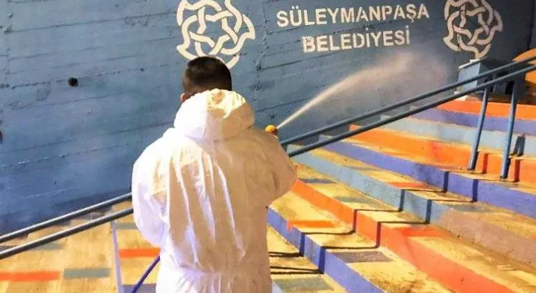 Süleymanpaşa Belediyesi salgına karşı tüm imkânlarını seferber ediyor