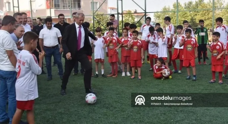 Süleymanpaşa'da spor tesisi ve çocuk parkı törenle açıldı