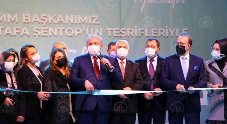 TBMM BAŞKANI ŞENTOP TEKİRDAĞ'DA PAZAR YERİ AÇILIŞINA KATILDI