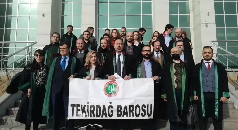 Tekirdağ Baro Başkanı Gürcün: Adaletten KDV Alınamaz