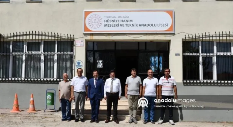 Tekirdağ Milli Eğitim Müdürü Yeniyol eğitim yatırımlarını inceledi