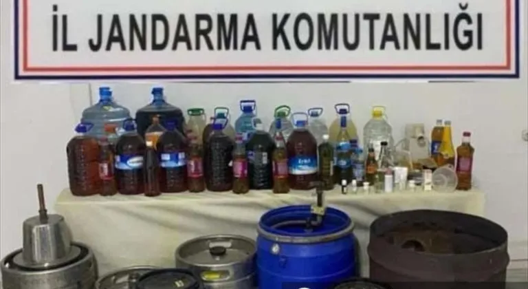 Tekirdağ'da 278 litre sahte içki ele geçirildi