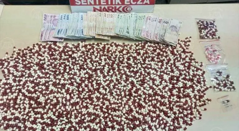 Tekirdağ'da 3 bin 578 uyuşturucu hap ele geçirildi, 4 şüpheli yakalandı