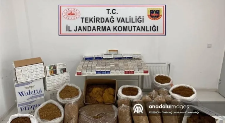 Tekirdağ'da 62 bin makaron ele geçirildi