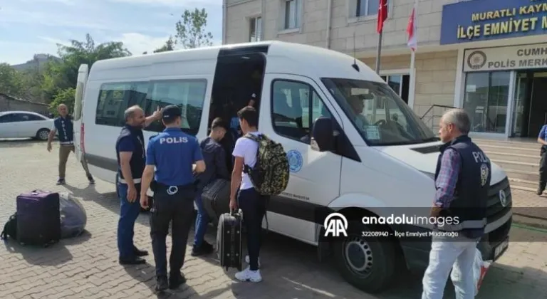 Tekirdağ'da 7 düzensiz göçmen yakalandı