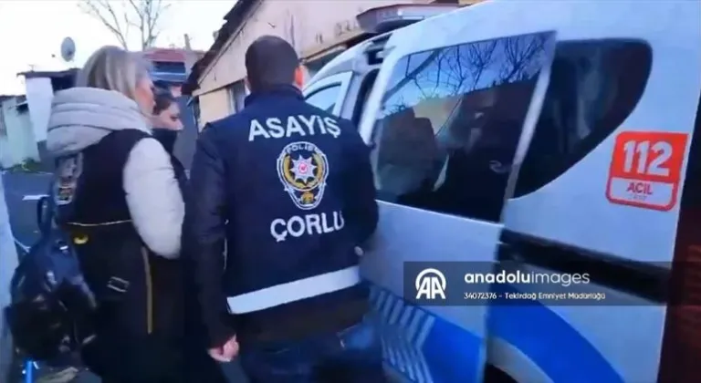 Tekirdağ'da asayiş uygulamalarında yakalanan 41 zanlı tutuklandı