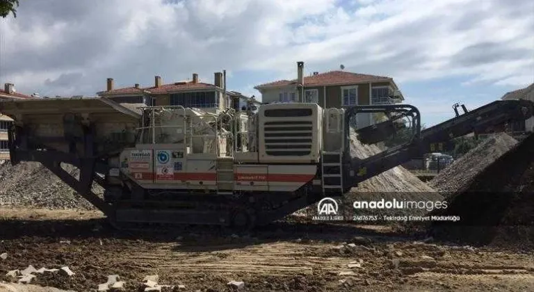 Tekirdağ'da çalınan belediyeye ait iş makinesi İstanbul'da bulundu