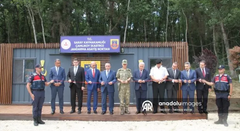 Tekirdağ'da Çamlıkoy Tabiat Parkı jandarma asayiş noktası hizmete alındı