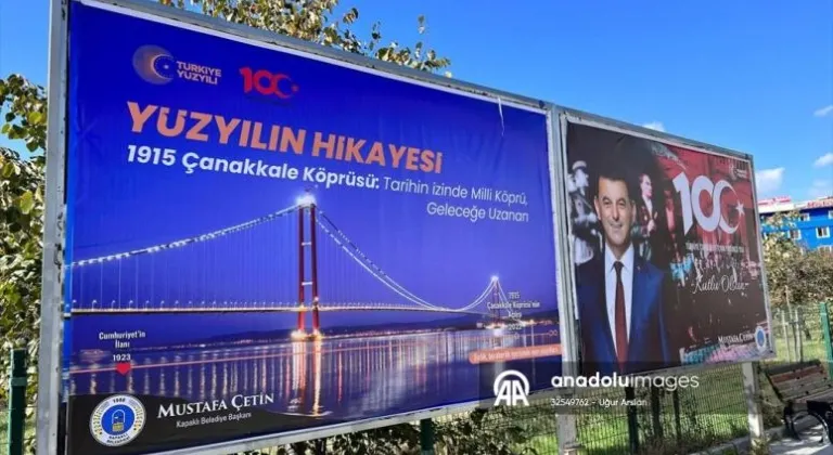 Tekirdağ'da Cumhuriyet’in 100. yılına özel billboard çalışması yapıldı