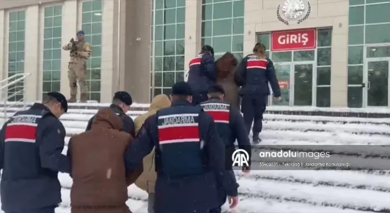 Tekirdağ'da DEAŞ operasyonunda 3 zanlı yakalandı