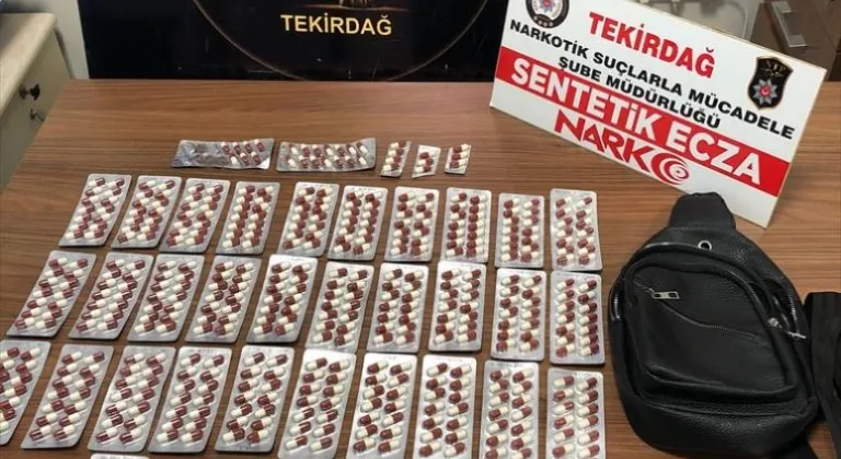 Tekirdağ'da evinde uyuşturucu ele geçirilen 2 şüpheli tutuklandı