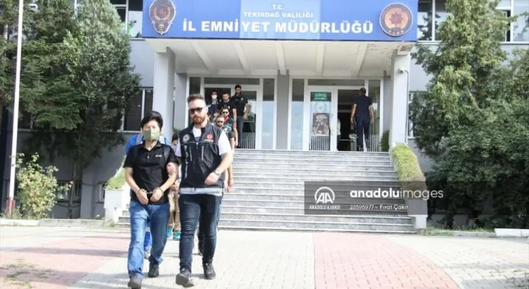 Tekirdağ'da gemide 242 kilogram kokain ele geçirilmesine ilişkin 13 yabancı uyruklu adliyede