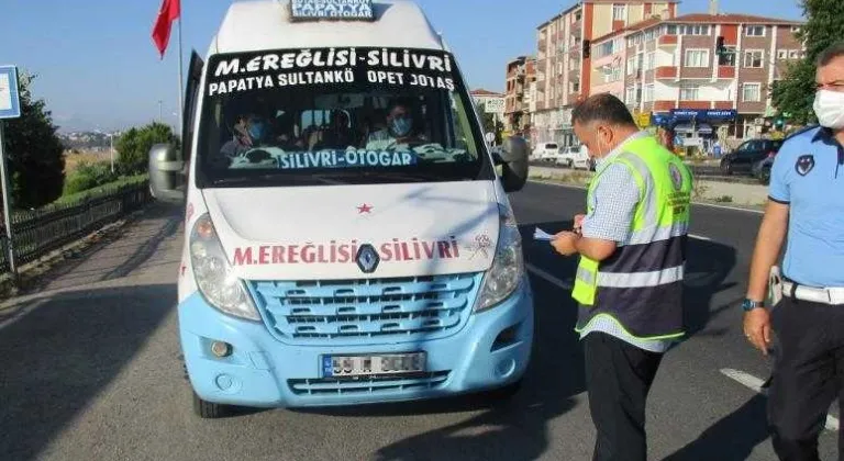 TEKİRDAĞ'DA İLLER ARASI YOLCU TAŞIMACILIĞI YAPAN FİRMALAR DENETLENDİ 