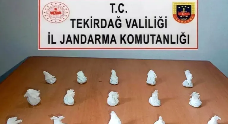 Tekirdağ’da Jandarma Uyuşturucu Operasyonlarında 4 Kişi Gözaltına Alındı