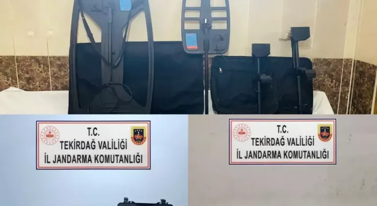 Tekirdağ’da Kaçak Define Araması Operasyonu: 5 Şüpheli Gözaltında