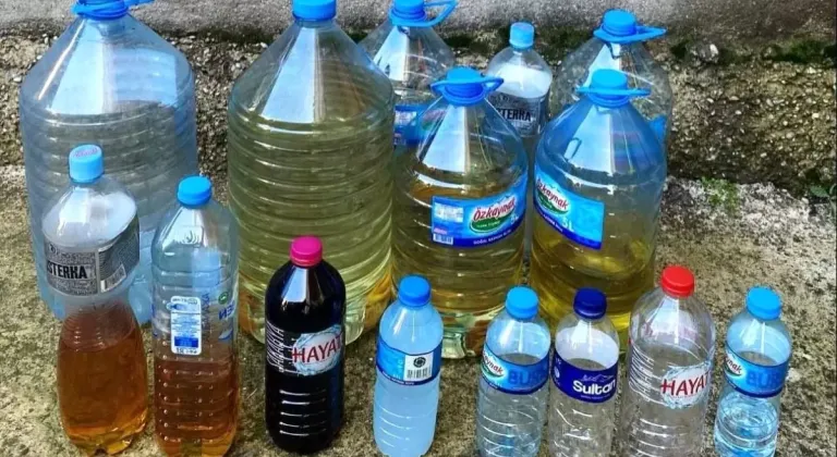 Tekirdağ'da Kaçak İçki Operasyonu: 26 Litre Sahte İçki Ele Geçirildi