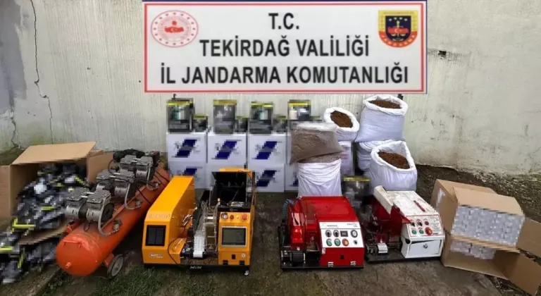 Tekirdağ’da Kaçak Tütün Operasyonu