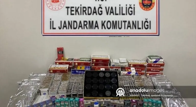 Tekirdağ'da kaçakçılık operasyonunda 1 şüpheli yakalandı