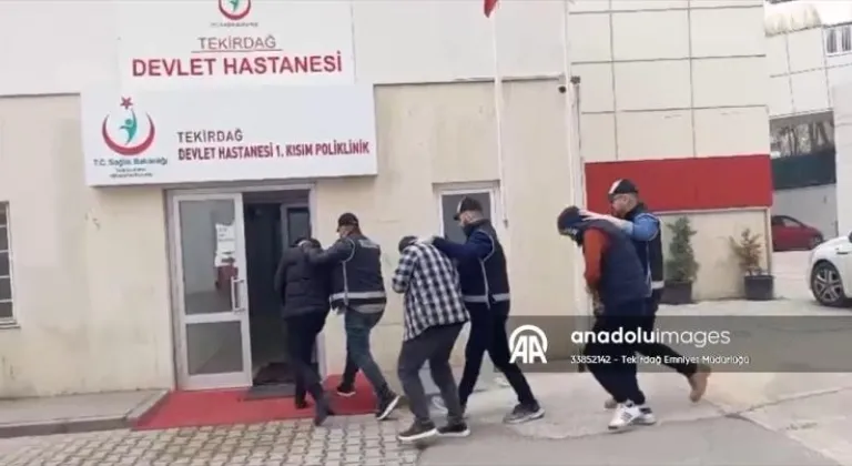 Tekirdağ'da nitelikli yağma iddiasıyla 10 zanlı gözaltına alındı