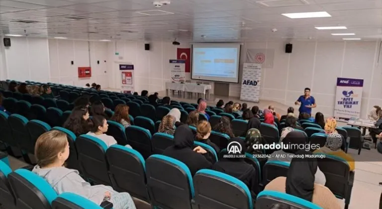 Tekirdağ'da sivil savunma eğitim ve tatbikatı yapıldı