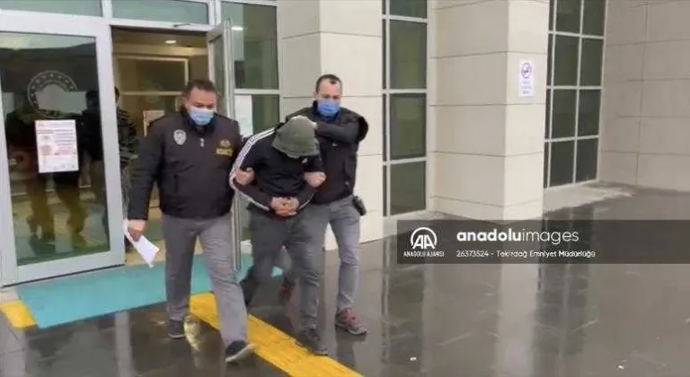 Tekirdağ'da suçüstü yakalanan hırsızlık zanlısı tutuklandı