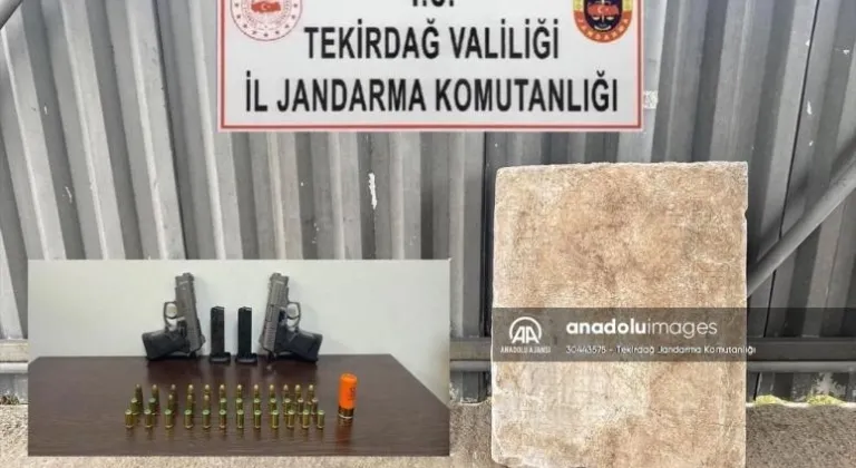 Tekirdağ'da tarihi eser operasyonunda kitabe ele geçirildi