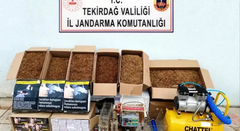 Tekirdağ’da Tütün ve Makaron Operasyonu