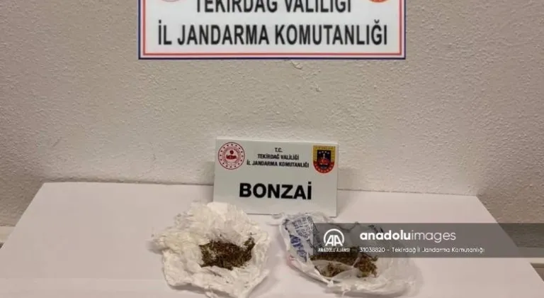 Tekirdağ'da uyuşturucu ele geçirilen otomobildeki 3 kişi gözaltına alındı