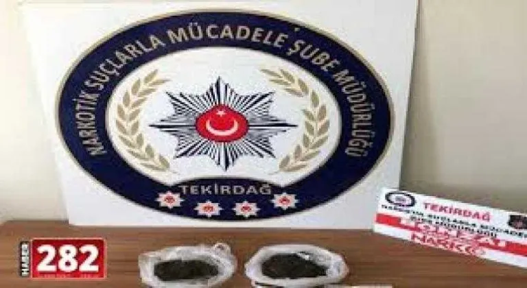 Tekirdağ'da uyuşturucu operasyonunda 1 kişi tutuklandı